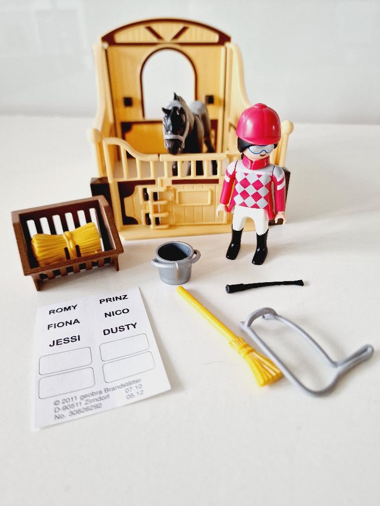 Playmobil 5112 Arabisch renpaard met paardenbox, Ophalen of Verzenden, Gebruikt