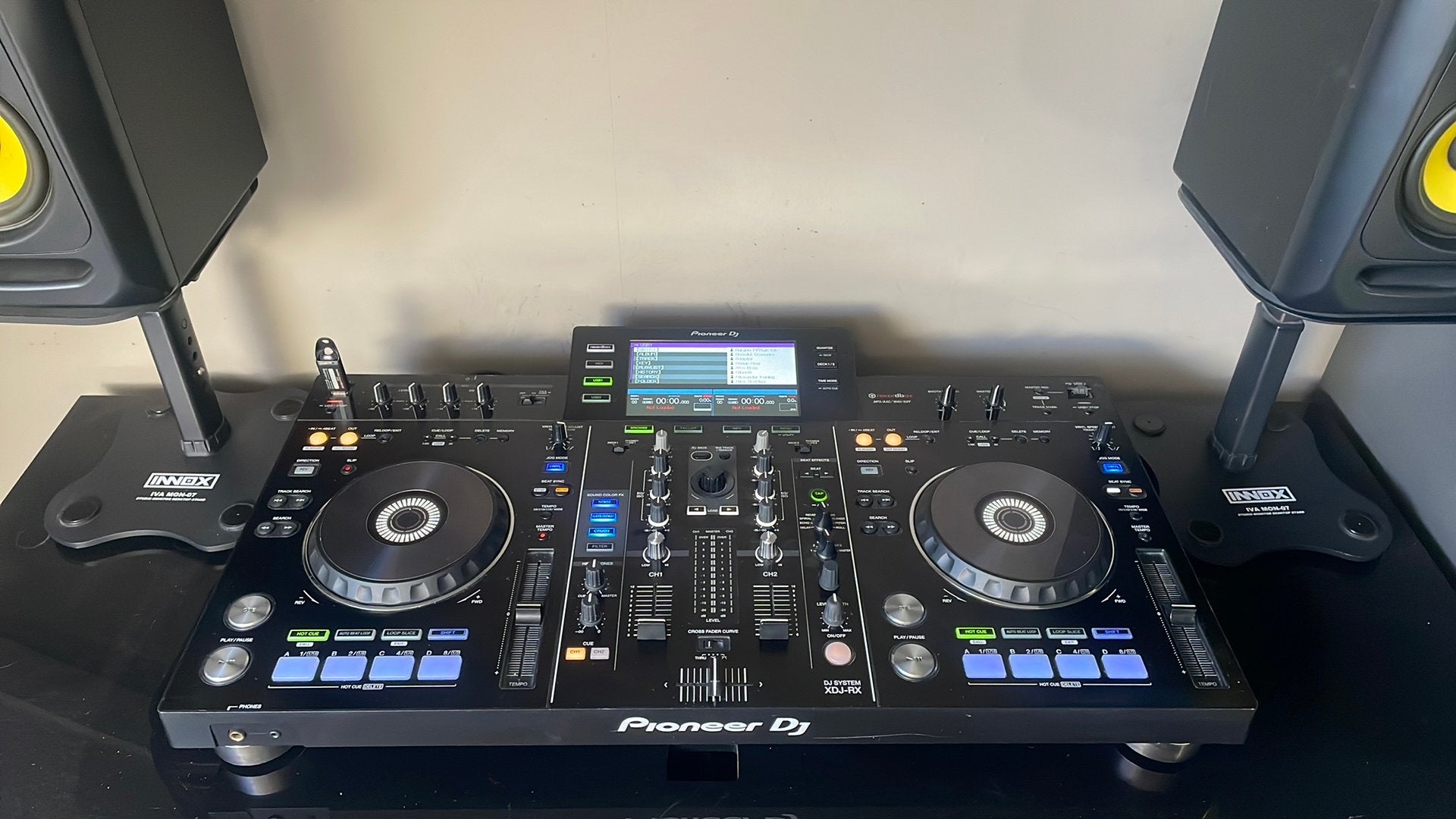 PIONEER DJ XDJ-RX XDJ RX XDJRX + KRK ROKIT 5 RX2 RX3, Ophalen, Zo goed als nieuw, Pioneer