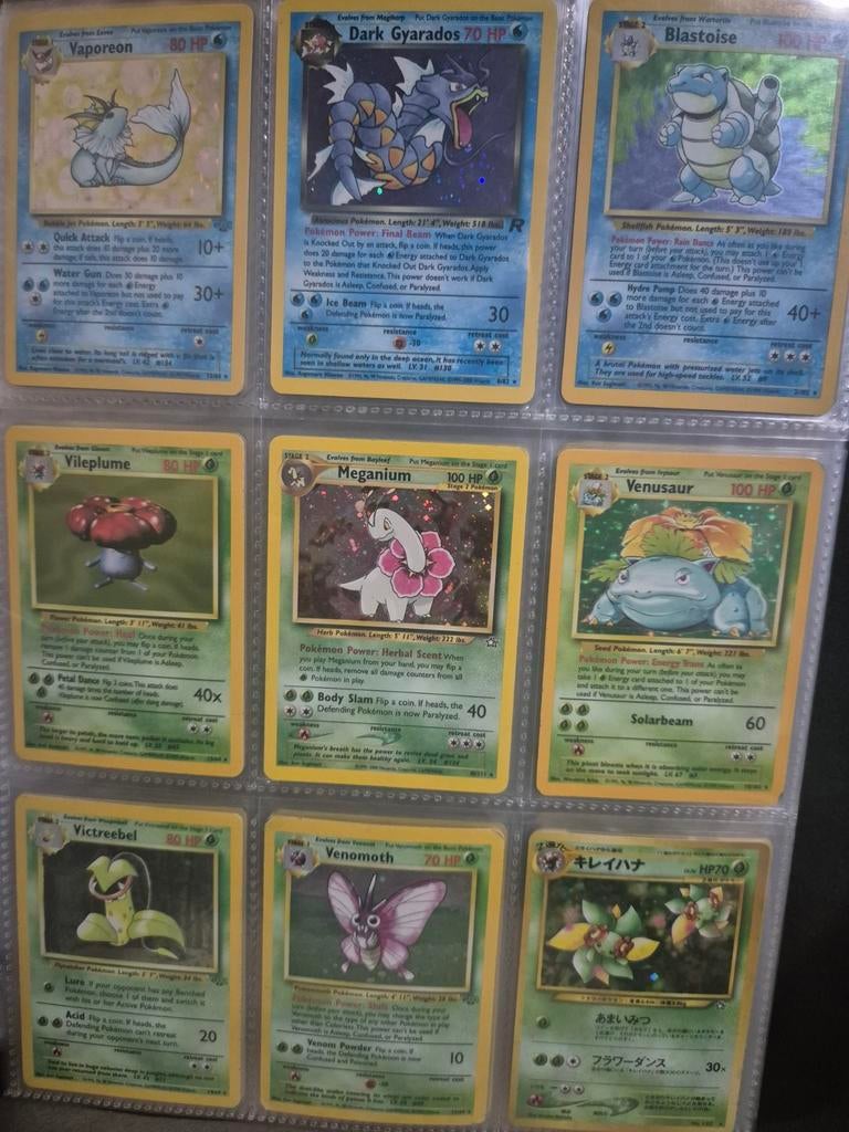 30 Zeldzame Vintage Holo Pokémon - Topstaat!, Ophalen of Verzenden, Zo goed als nieuw, Meerdere kaarten
