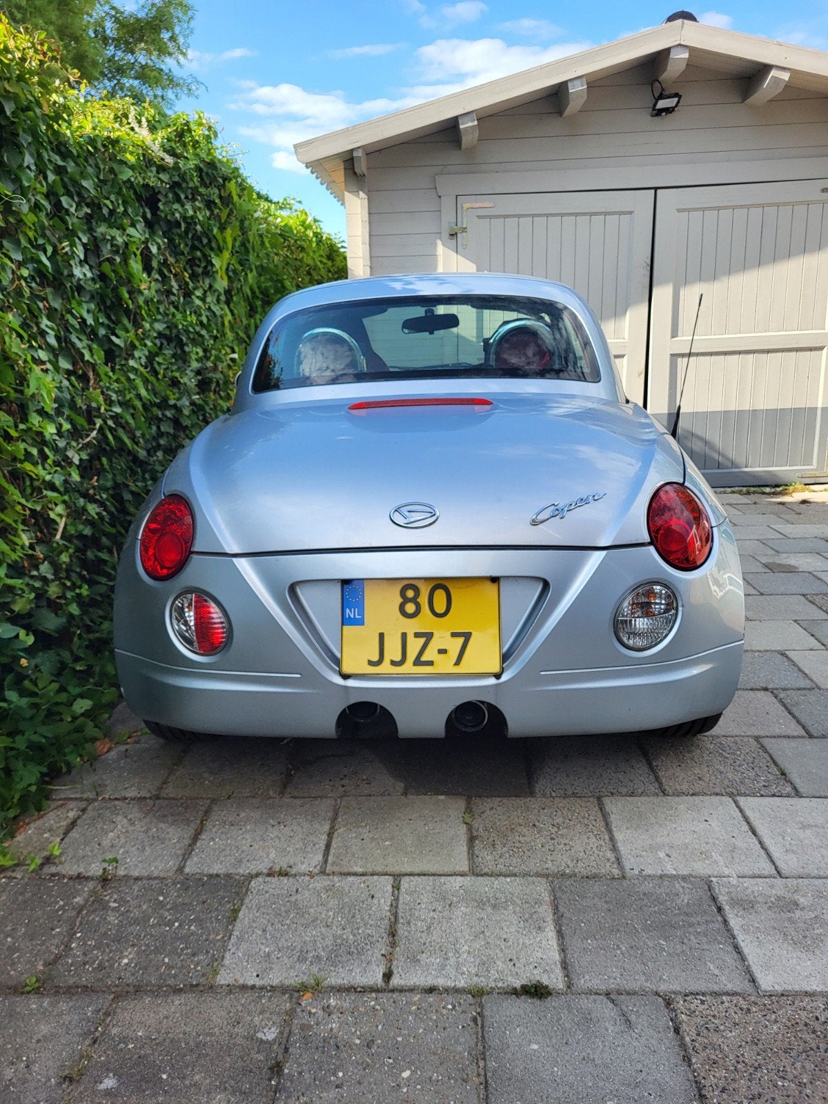 Daihatsu Copen 0.7 16V 50KW Turbo 2006 Grijs, Voorwielaandrijving, 4 cilinders, Cabriolet, Copen