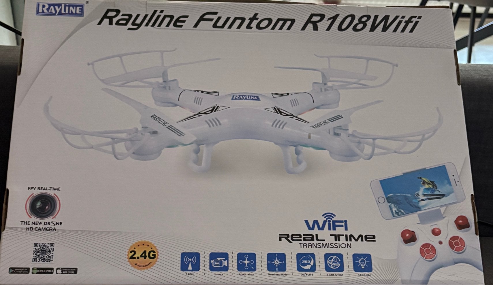 Rayline Drone te koop, Elektro, Quadcopter of Multicopter, Ophalen of Verzenden, Zo goed als nieuw
