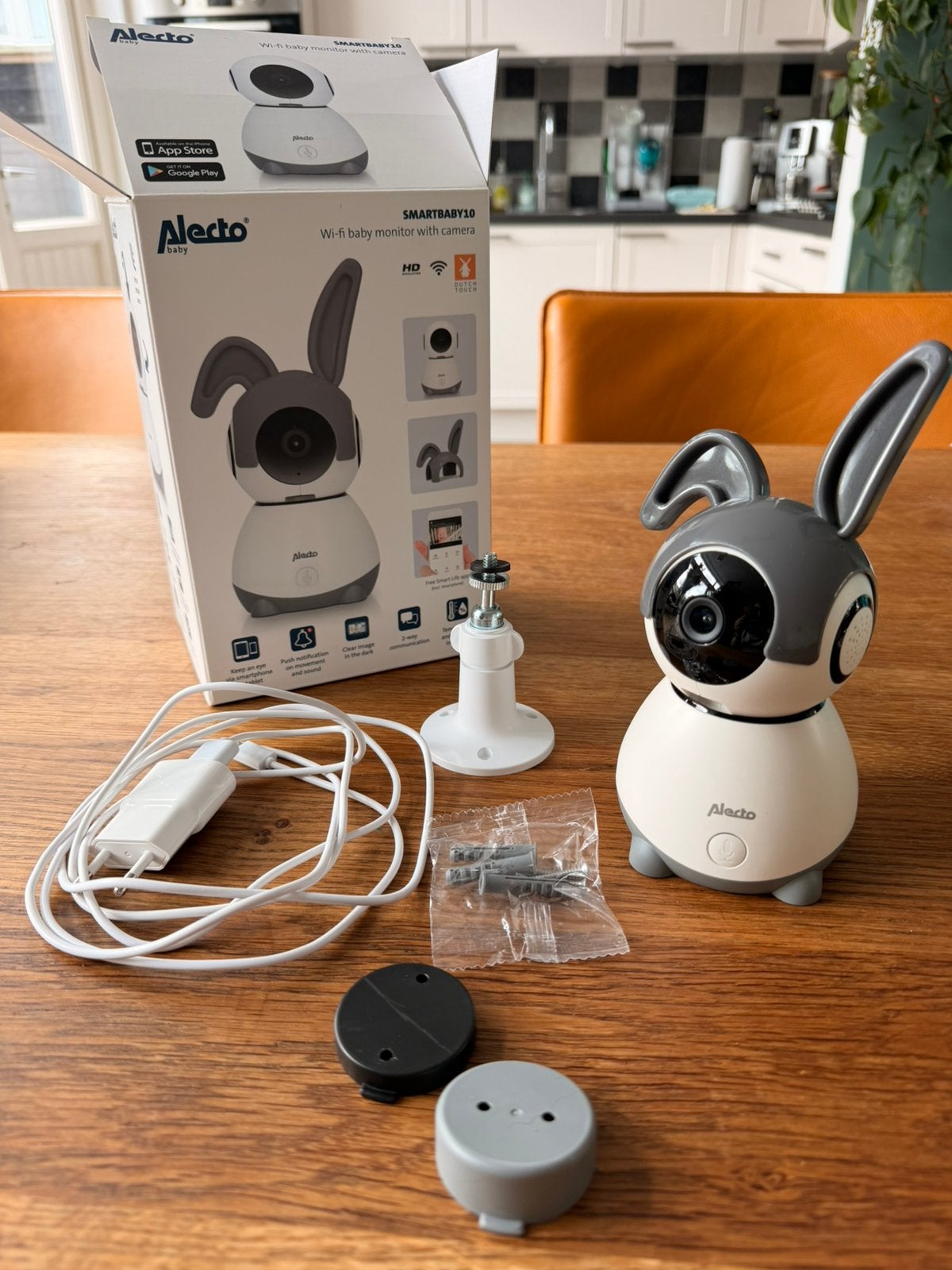 Alecto Smartbaby10 babyfoon, Ophalen of Verzenden, Zo goed als nieuw, 250 meter of meer, Camera