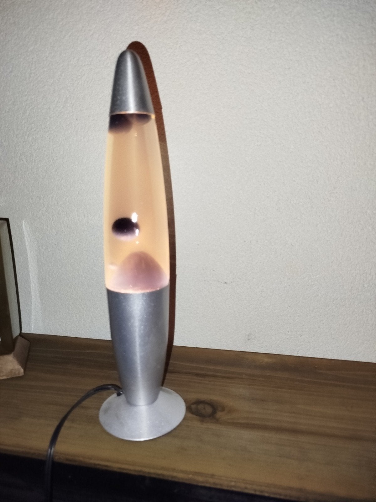 blauwe Lavalamplamp, Ophalen of Verzenden, Gebruikt, Blauw, Vintage