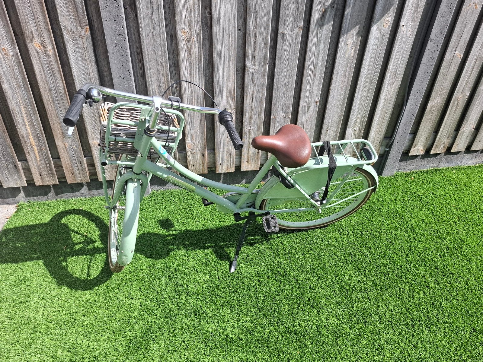 Popal transportfiets 26" groen met 3 versnellingen, Terugtraprem, Gebruikt, Popal, Handrem