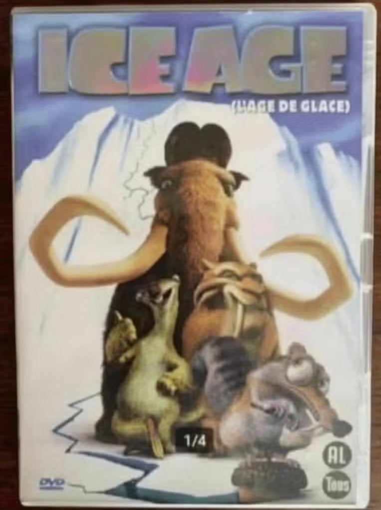 DVD Ice Age / L ' age de glace, Tekenfilm, Ophalen of Verzenden, Zo goed als nieuw, Alle leeftijden