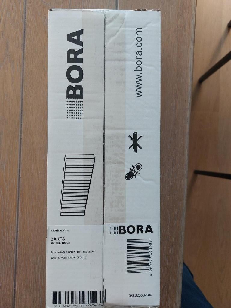 Bora originele Actieve-koolfilterset Basic, Witgoed en Apparatuur, Kookplaten, Ophalen, Nieuw, 4 kookzones, Inbouw