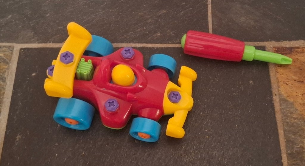 Playgo constructieset – raceauto, Ophalen of Verzenden, Zo goed als nieuw