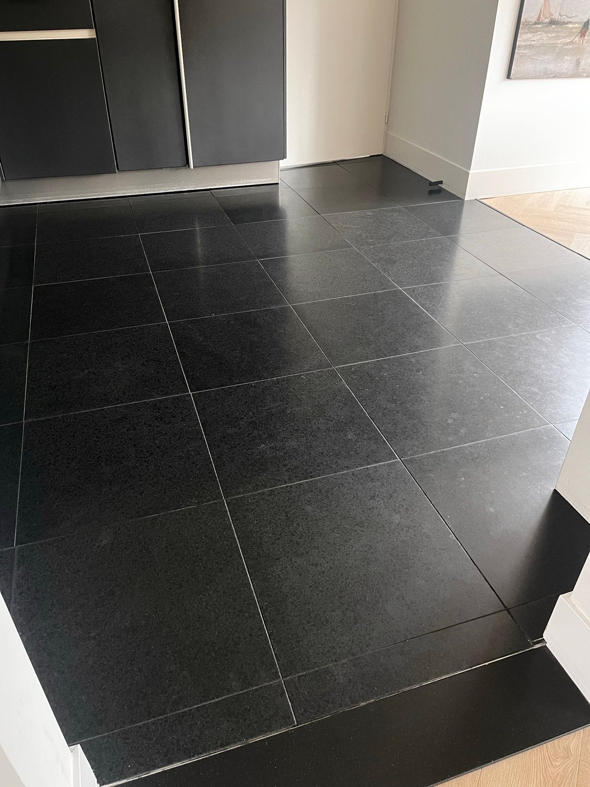 Chinees hardstenen vloertegels 50x50 cm (45 stuks), Ophalen, 40 tot 60 cm, Gebruikt, Hardsteen