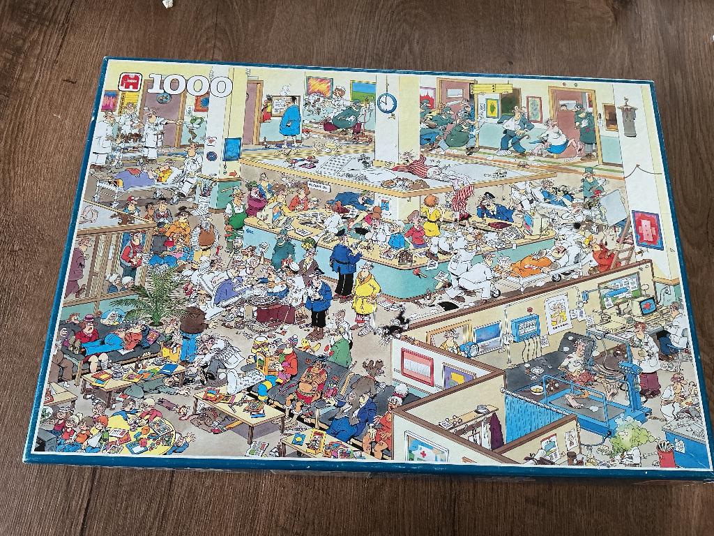 Jan van Haasteren puzzel, Hobby en Vrije tijd, Denksport en Puzzels, Ophalen, 500 t/m 1500 stukjes, Gebruikt, Legpuzzel