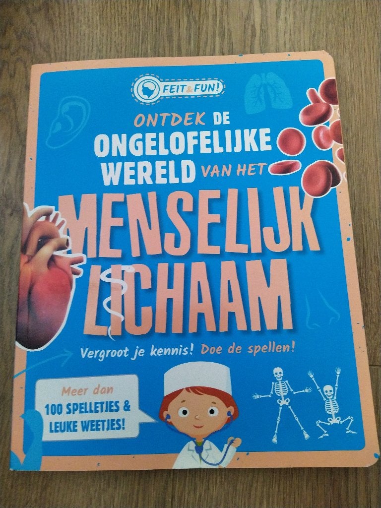 Boek - ontdek het menselijk lichaam - zgan, Ophalen of Verzenden, Zo goed als nieuw, Non-fictie