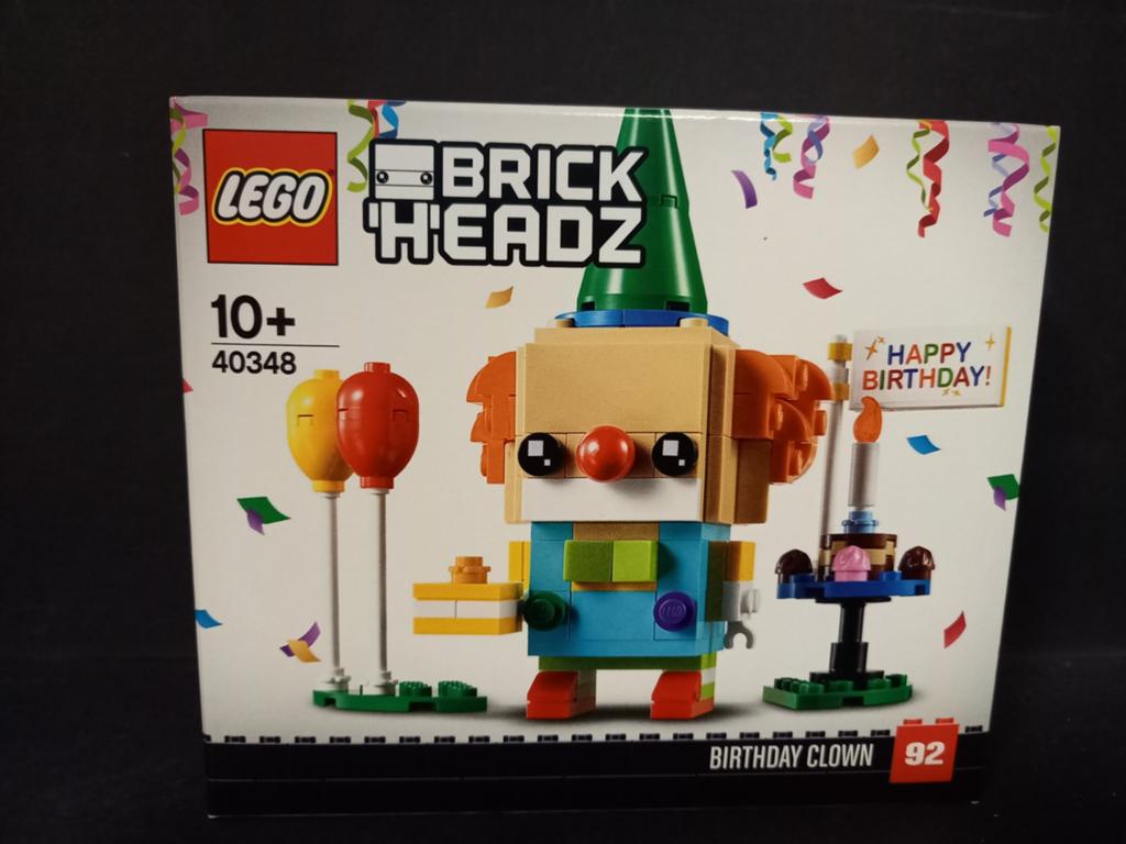 Lego Brickheadz 40348 Verjaardagsclown Clown NIEUW minifig, BrickHeadz, Lego, Nieuw, Ophalen of Verzenden
