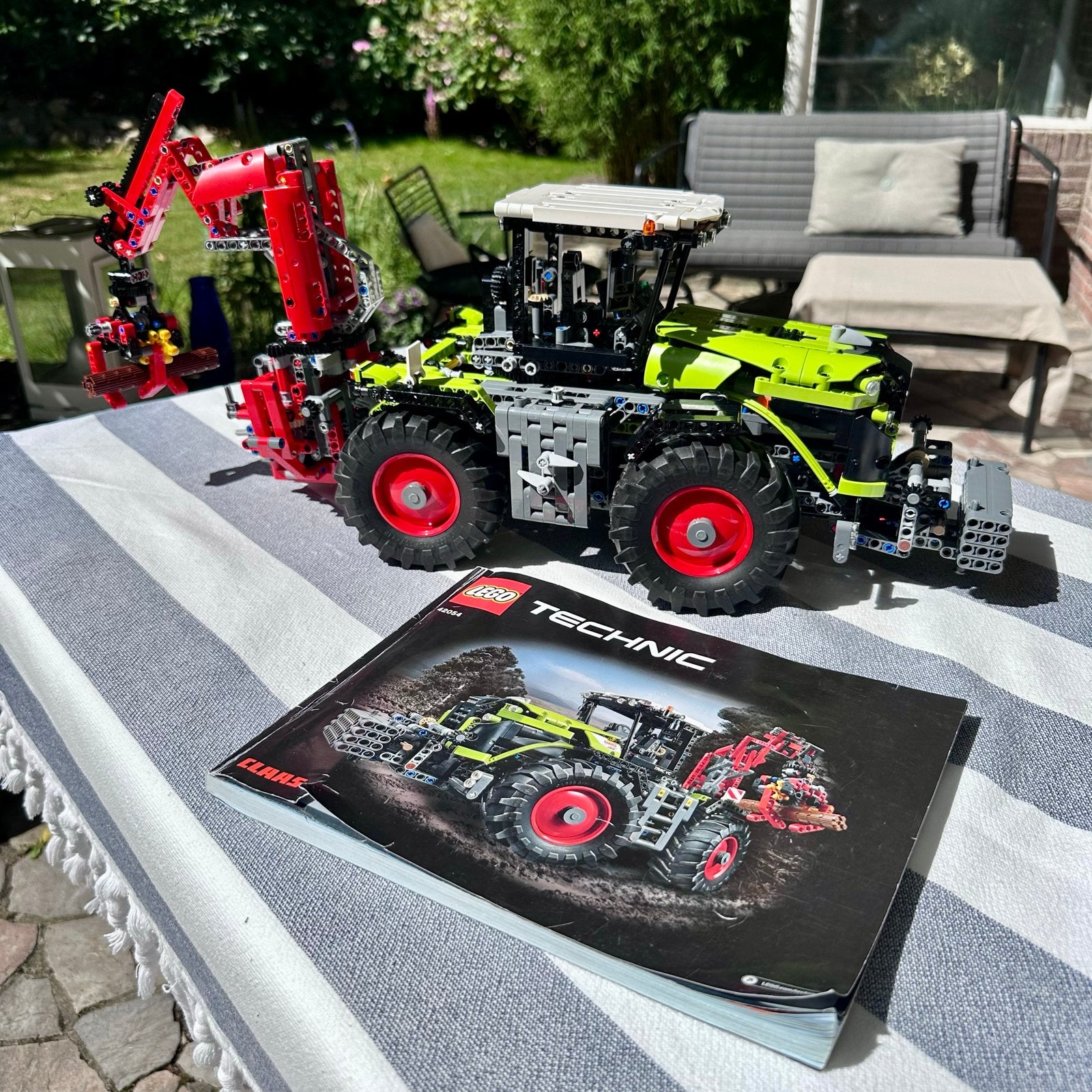 Lego Technic Claas Xerion 5000 Tractor (42054), Ophalen of Verzenden, Zo goed als nieuw