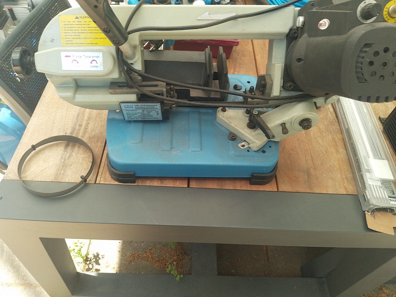 HBM 125 Draagbare Variabele Metaallintzaagmachi, Ophalen, Gebruikt, 70 mm of meer, HBM