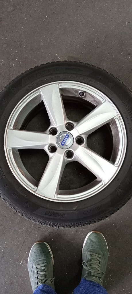 Licht metalen velgen Volvo, Auto-onderdelen, Banden en Velgen, Ophalen, Gebruikt, Velg(en), 16 inch