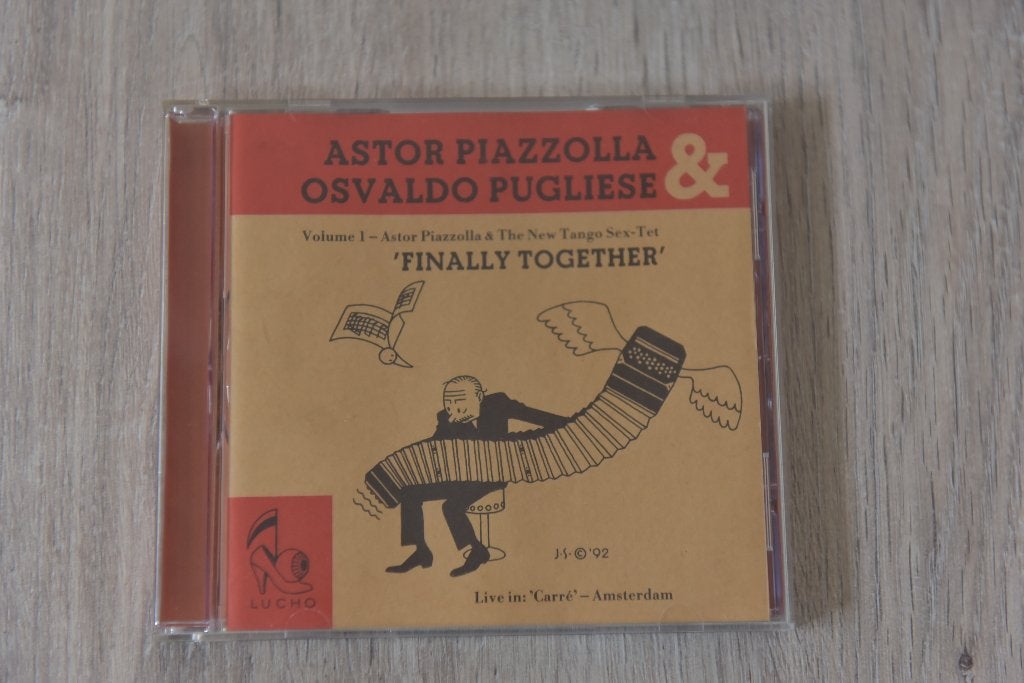 ASTOR PIAZZOLLA & OSVALDO PUGLIESE - FINALLY TOGETHER, Inclusief boekje, Verzenden, Easy listening, Zo goed als nieuw