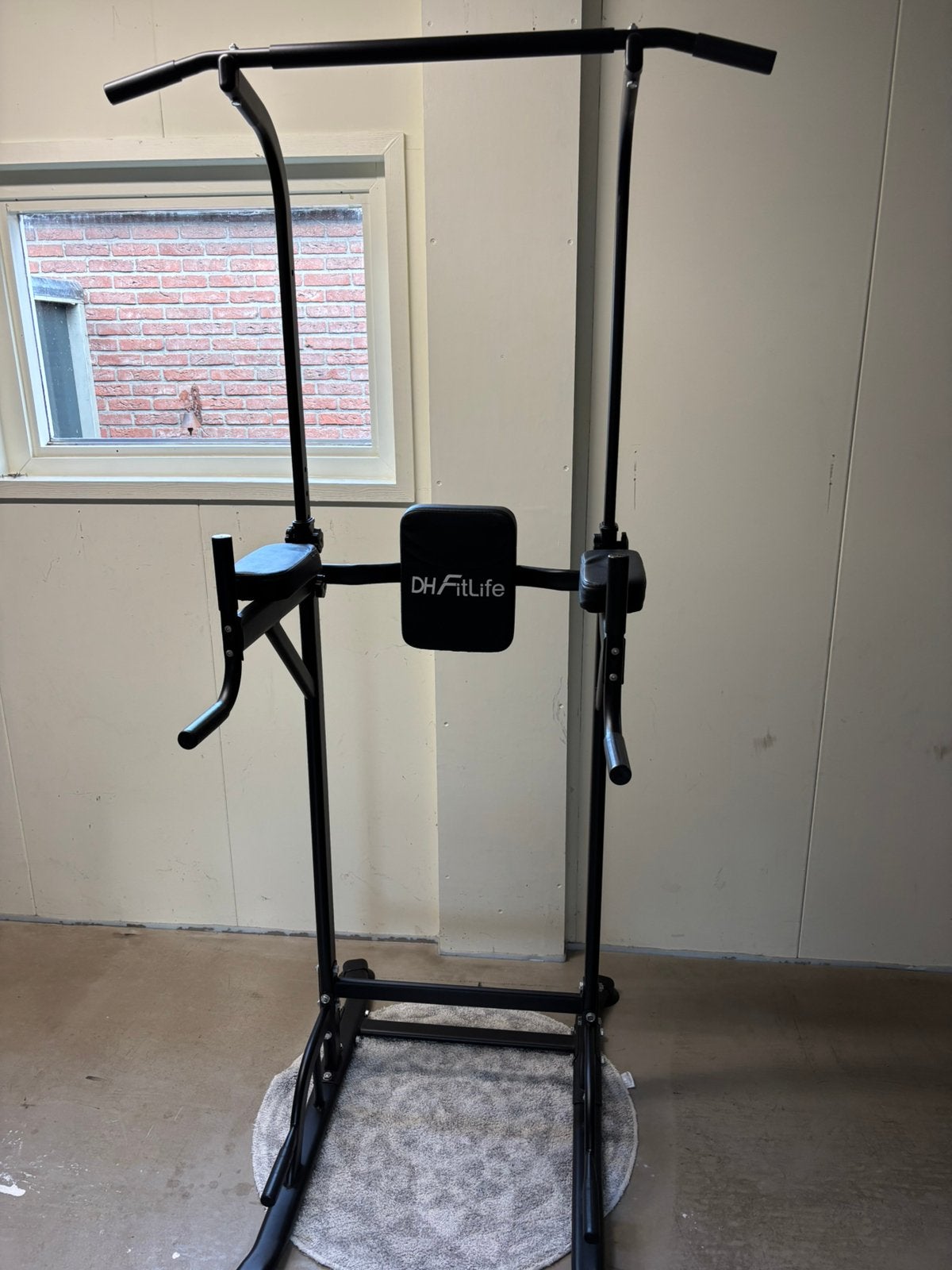 Krachtige DH FitLife Power Tower – Optrekstang & Dip Station, Sport en Fitness, Ophalen of Verzenden, Zo goed als nieuw, Benen