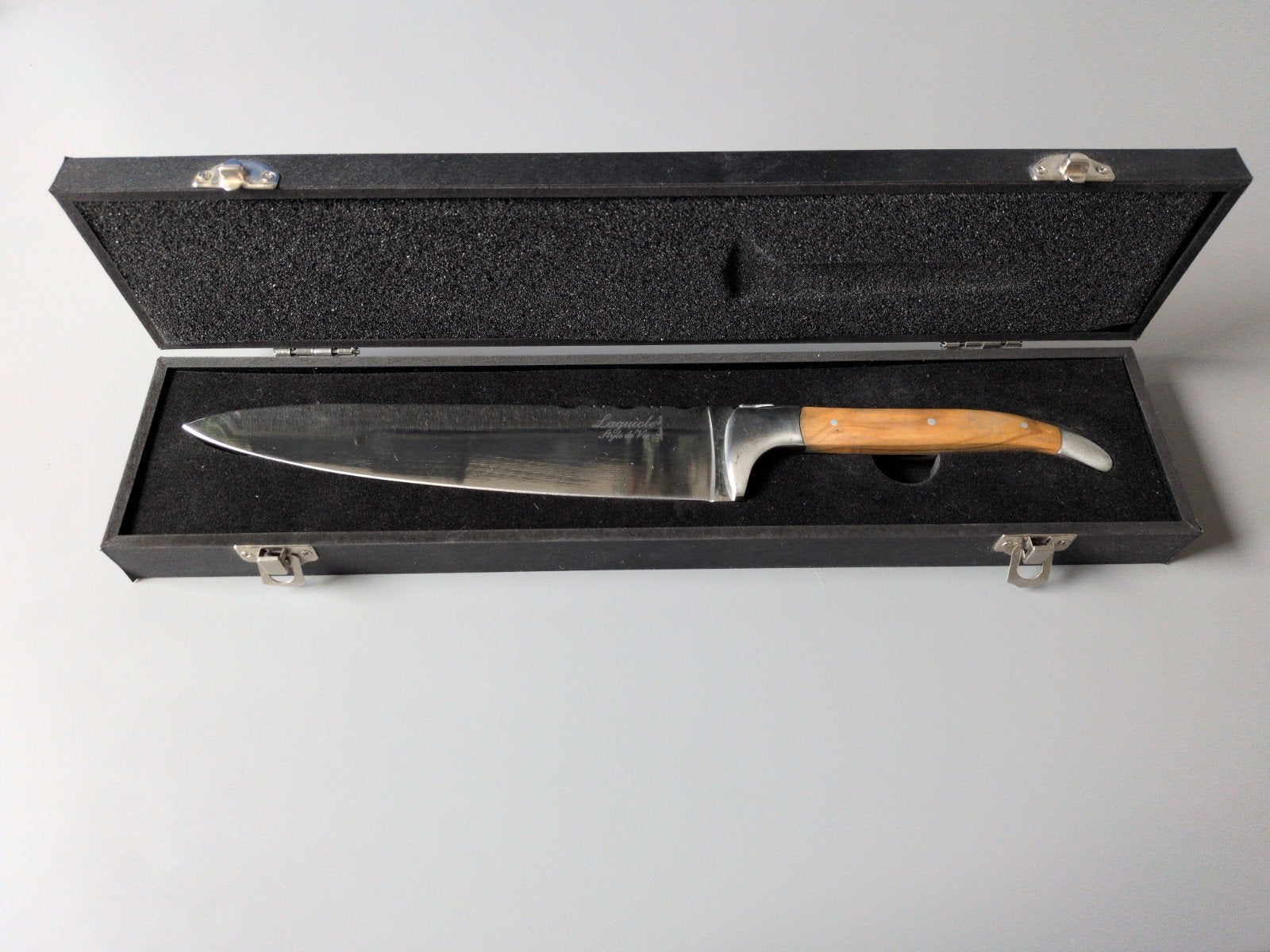 Laguiole Style de Vie koksmes 20cm - Zo goed als nieuw, Overige typen, Ophalen, Zo goed als nieuw