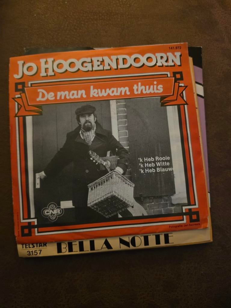 Jo Hoogendoorn - De man kwam thuis / Bella Notte single, Cd's en Dvd's, Vinyl | Nederlandstalig, Ophalen of Verzenden, Gebruikt