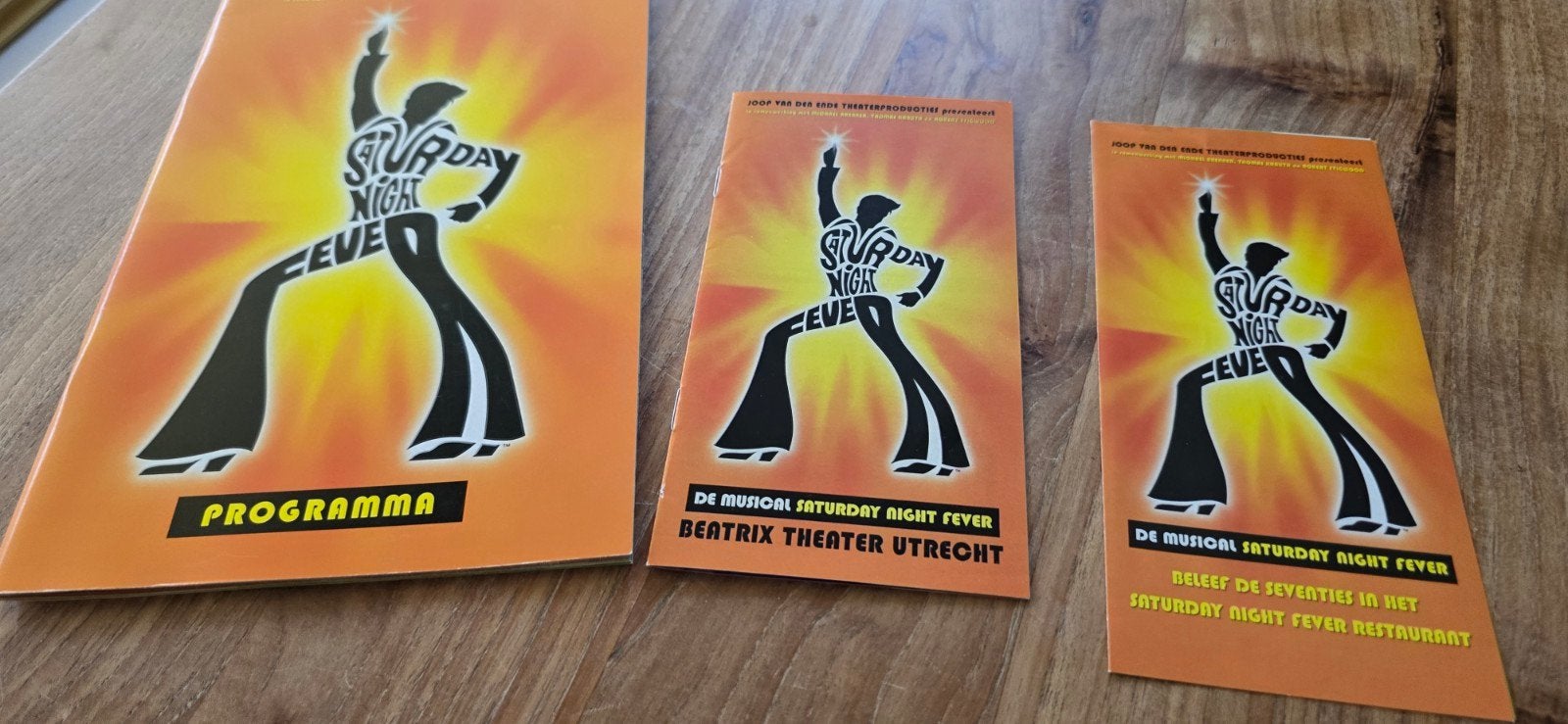 Saturday Night Fever Musical Programma & Reclame, Ophalen of Verzenden, Zo goed als nieuw, Boek, Tijdschrift of Artikel