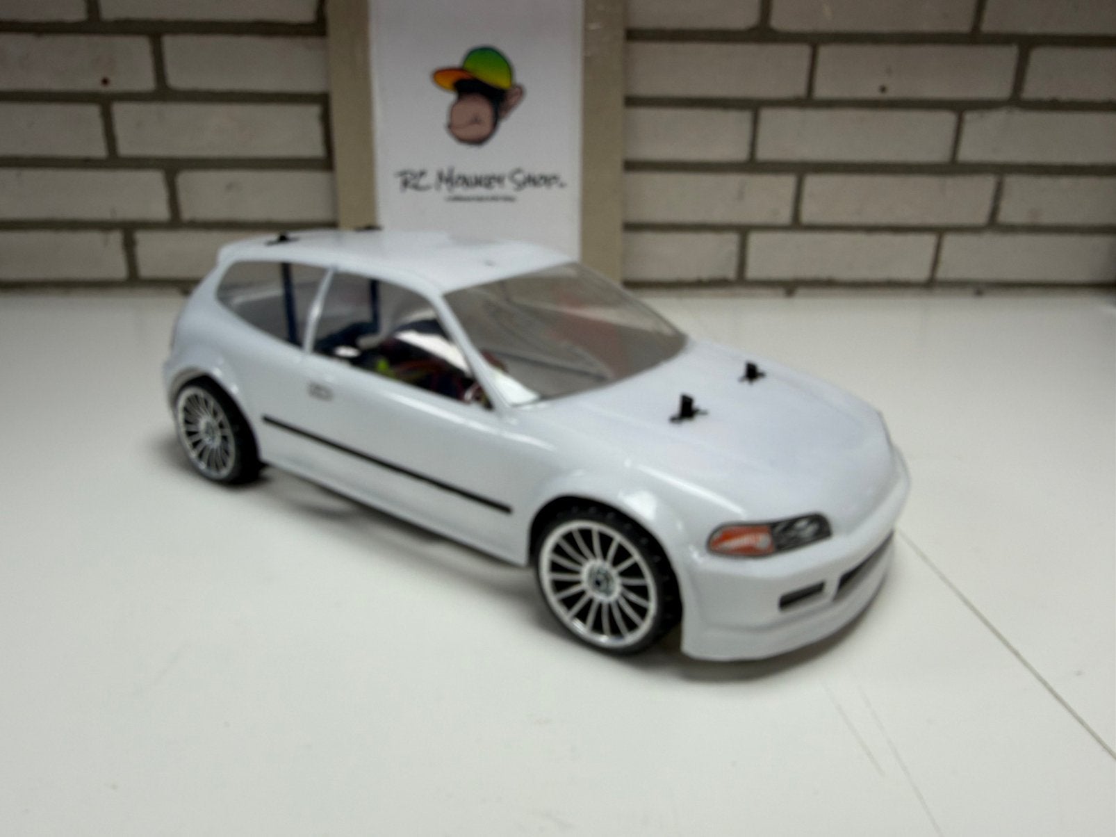 Dikke Honda Civic VTi (EG9) op TT-02 Chassis! (Consignatie), Hobby en Vrije tijd, Modelbouw | Radiografisch | Auto's, Elektro