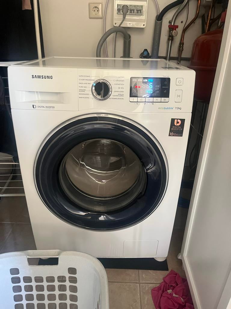 Samsung EcoBubble 7.0kg wasmachine, Witgoed en Apparatuur, Wasmachines, Ophalen, Gebruikt, Voorlader, Kort programma