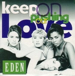 Eden – Keep On Pushing Our Love CD Maxisingle 1993 💿, Verzenden, Zo goed als nieuw, Dance en House