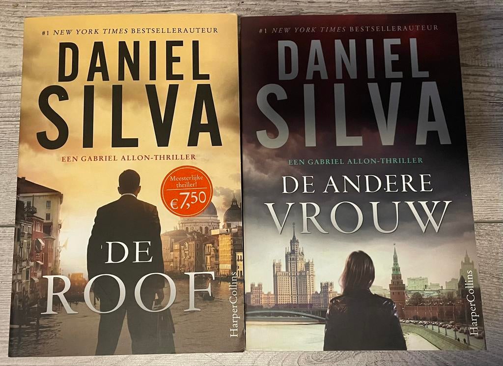 Daniel Silva (2x), Boeken, Ophalen of Verzenden, Zo goed als nieuw
