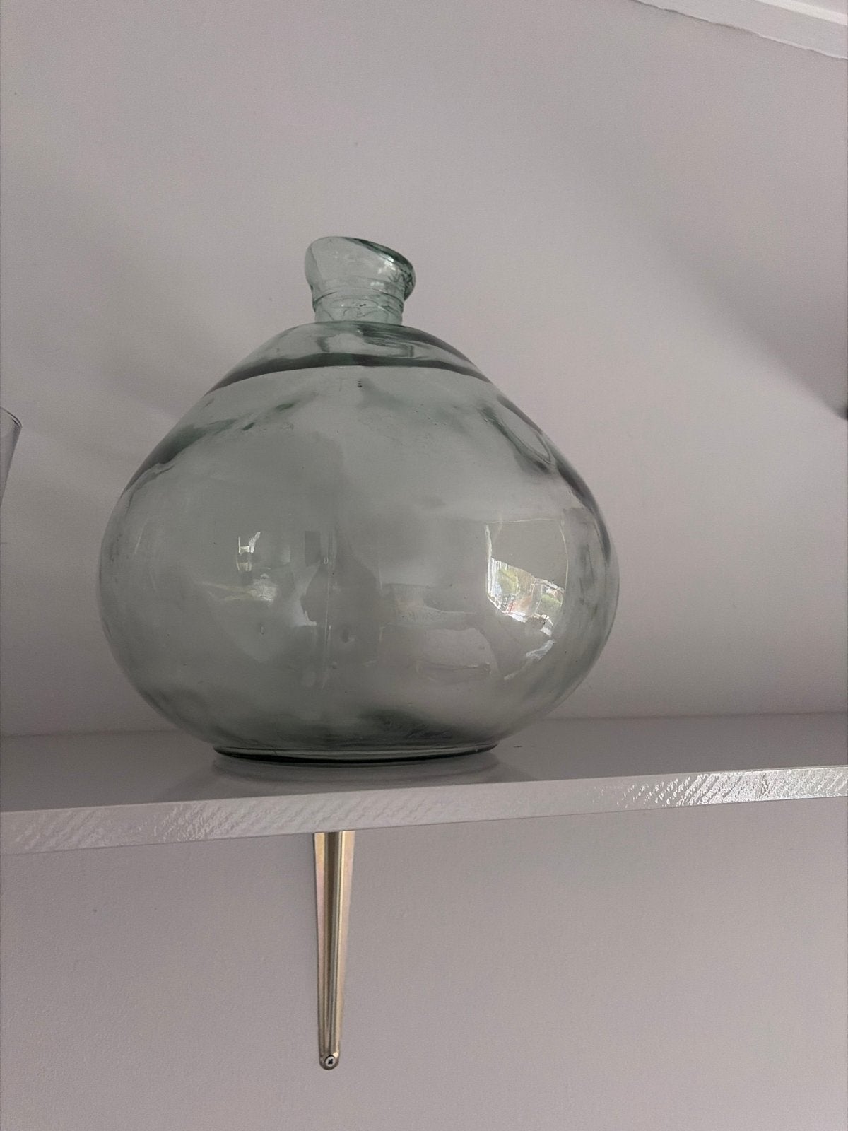 Grote glazen fles / vaas - decoratief, Huis en Inrichting, Woonaccessoires | Vazen, Ophalen of Verzenden