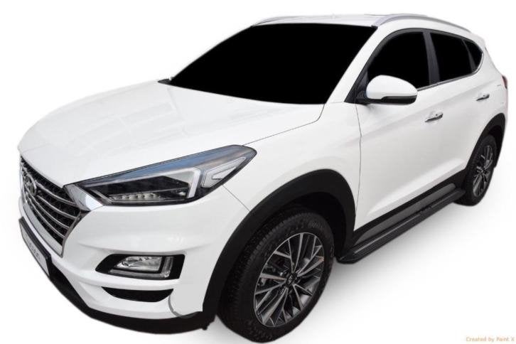 Treeplanken zwart voor de Hyundai Tucson 2015 - 2021 NIEUW, Auto-onderdelen, Nieuw, Jan Sangerslaan 16, Hyundai, MBG
