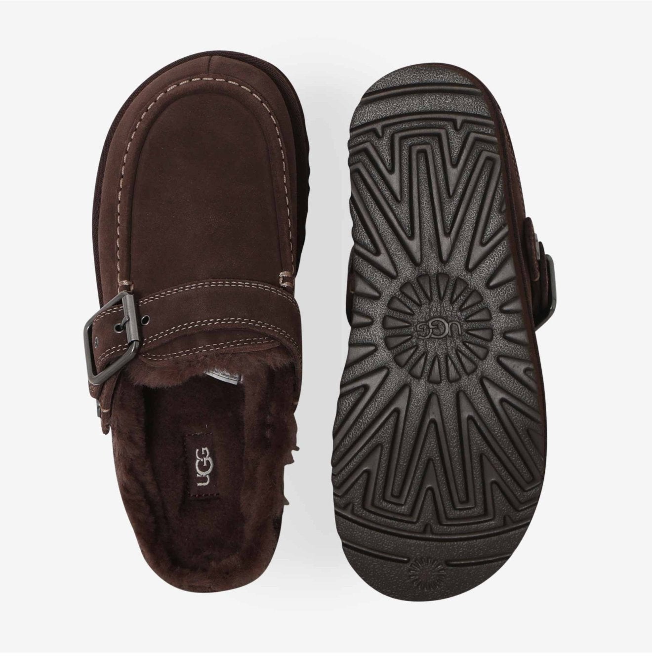 Ugg Goldenstar Evelina Clog - Maat 37, Ophalen, Zo goed als nieuw, Bruin, Sandalen of Muiltjes