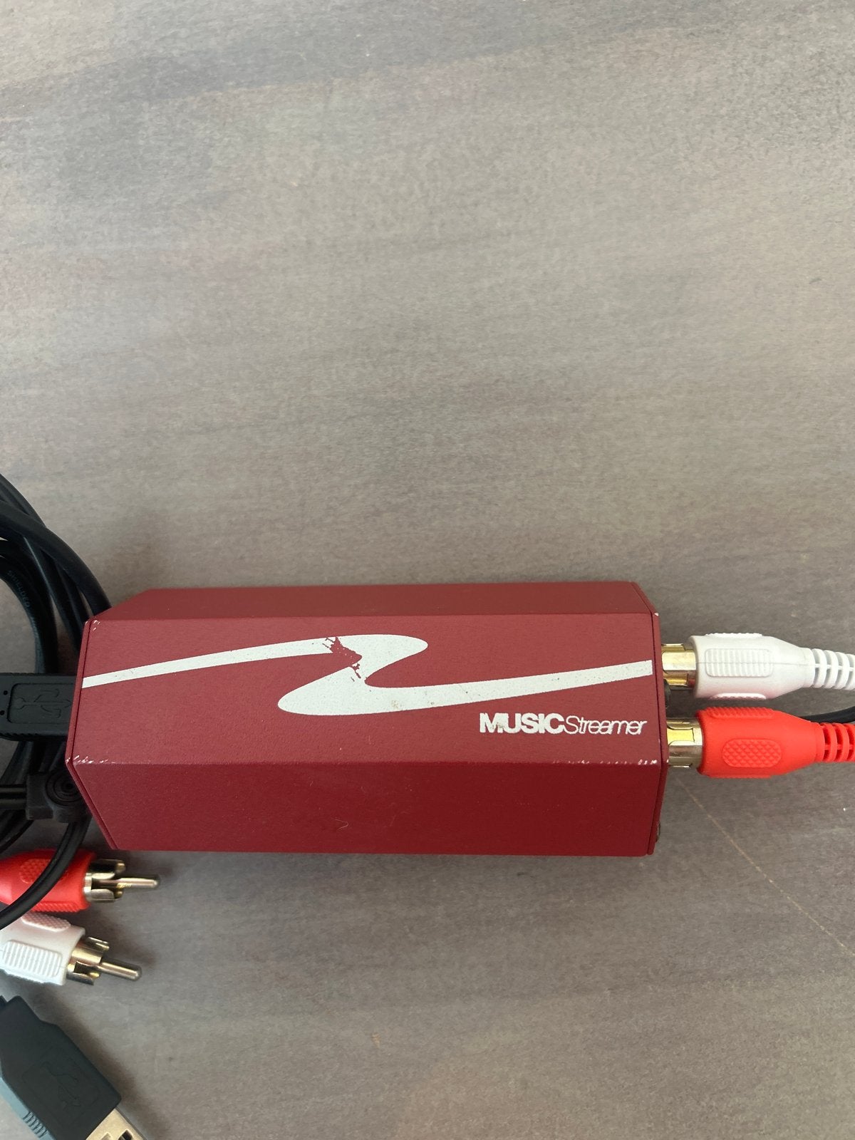 HRT Music Streamer II USB DAC - Rood, Ophalen, Gebruikt, Minder dan 2 meter, Overige kabels