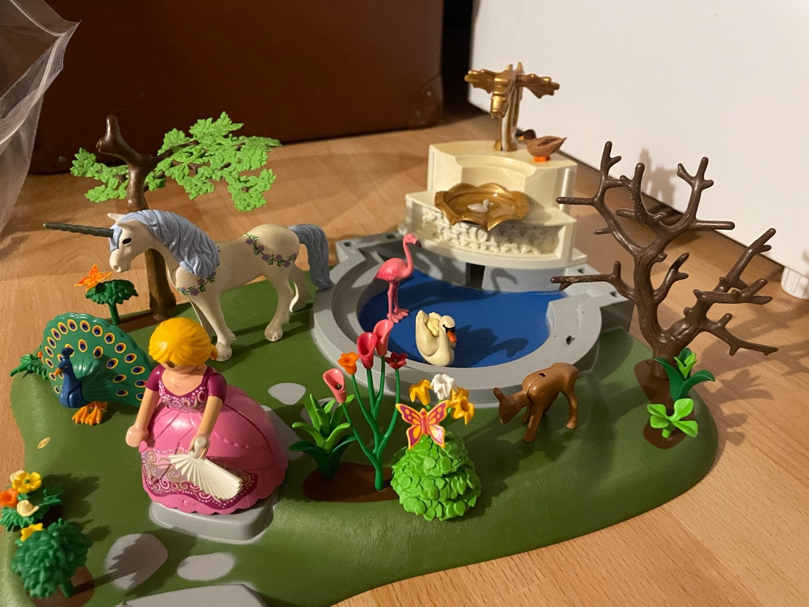 Playmobil Sprookjesfontein 4137 met Prinses en Eenhoorn, Ophalen of Verzenden, Gebruikt, Meisje