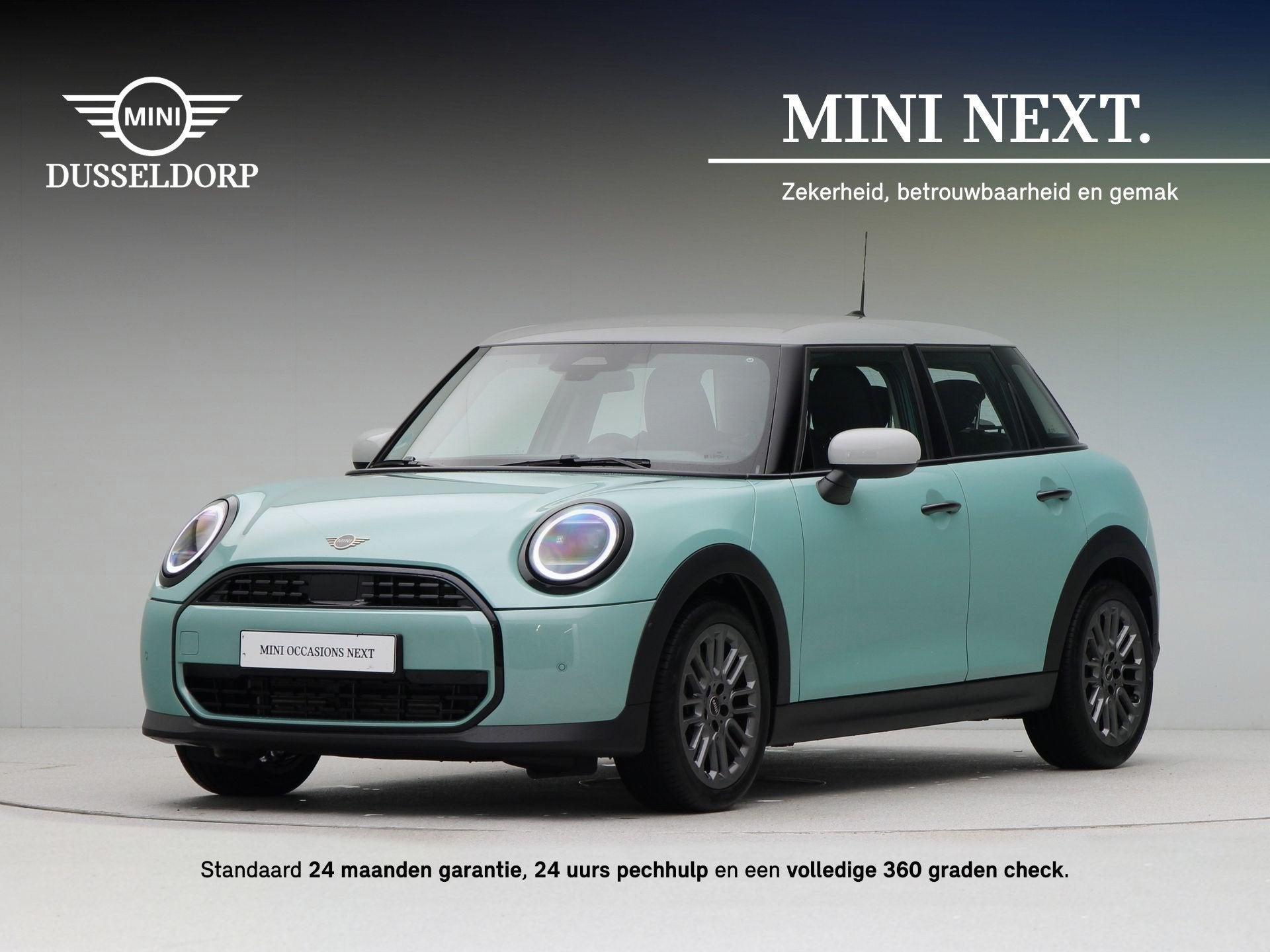 MINI 5-deurs Cooper C Classic Pakket S (bj 2025, automaat), Gebruikt, 156 pk, Met garantie (alle), Leder