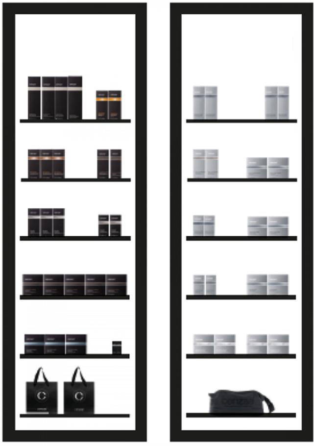 10 stijlvolle wandkasten te koop. Bruin/wit 65cm x 200cm, Huis en Inrichting, Ophalen, Met plank(en), 200 cm of meer, Nieuw