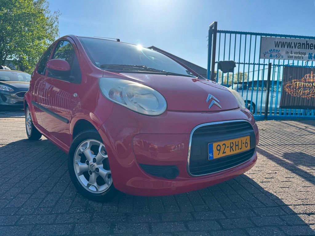 Citroen C1 1.0-12V A-C Elek Pakket Lmv 5-Drs Leer, Voorwielaandrijving, Euro 5, Gebruikt, Zwart