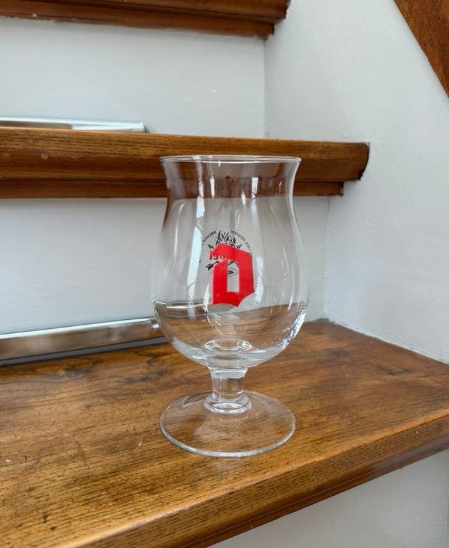 Duvel bierglas met logo, Ophalen of Verzenden, Zo goed als nieuw, Glas of Glazen, Duvel