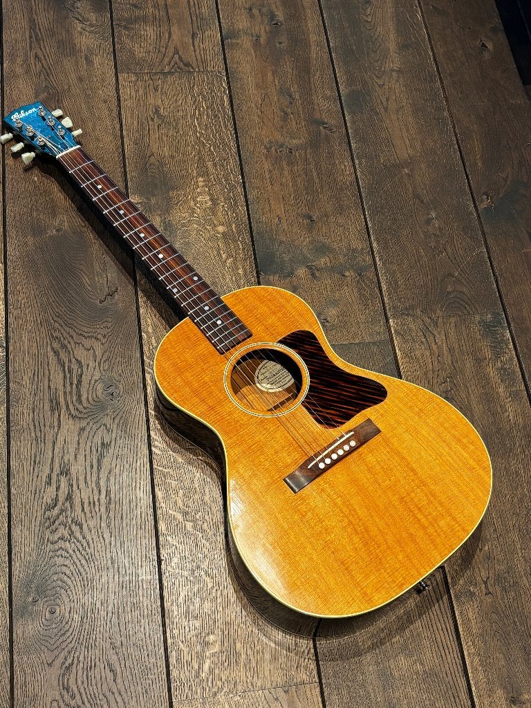 1993 Gibson L-00 double truss rod!! Early Bozeman, Ophalen of Verzenden, Gebruikt, Western- of Steelstringgitaar, Met koffer