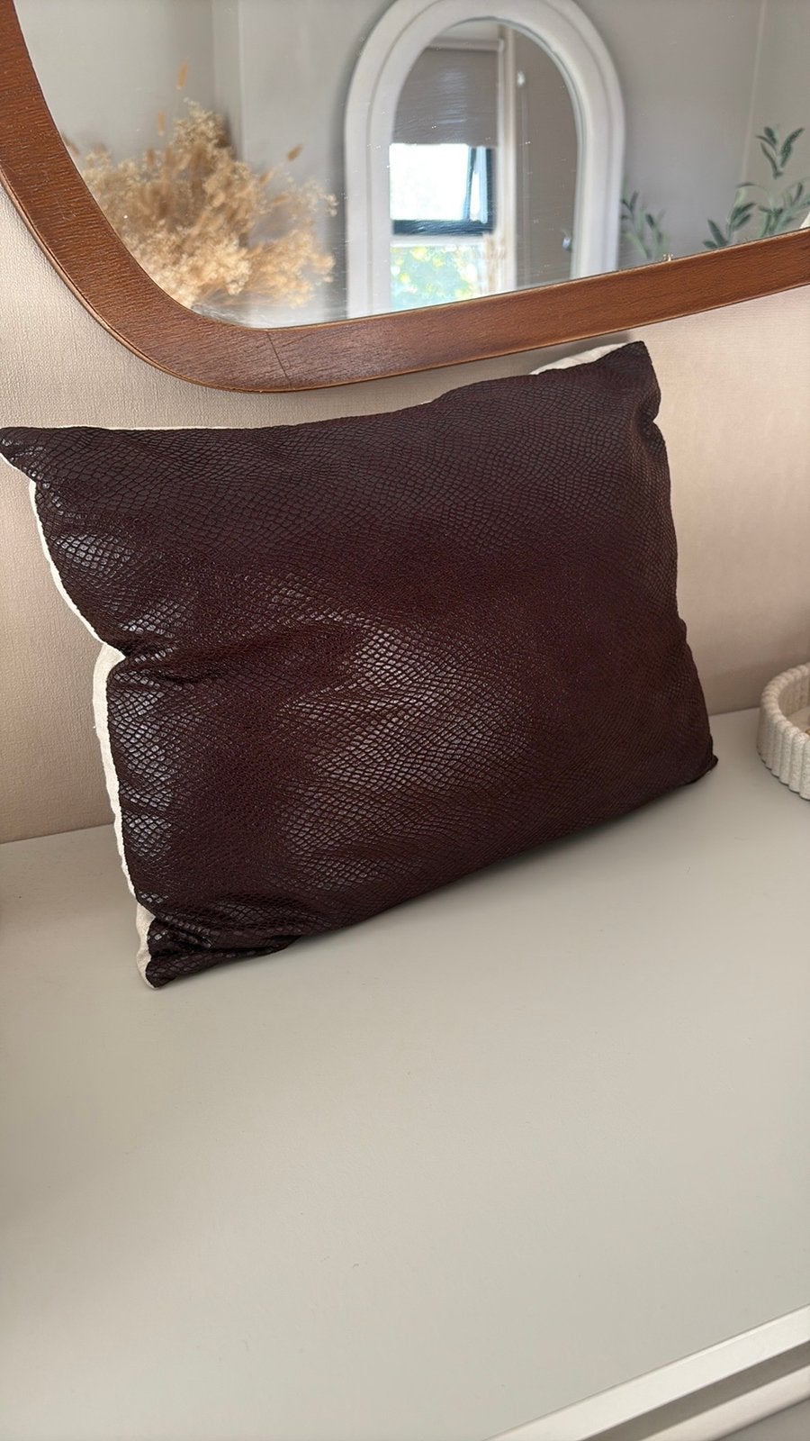 Zara home kussen, Ophalen of Verzenden, Gebruikt, Vierkant