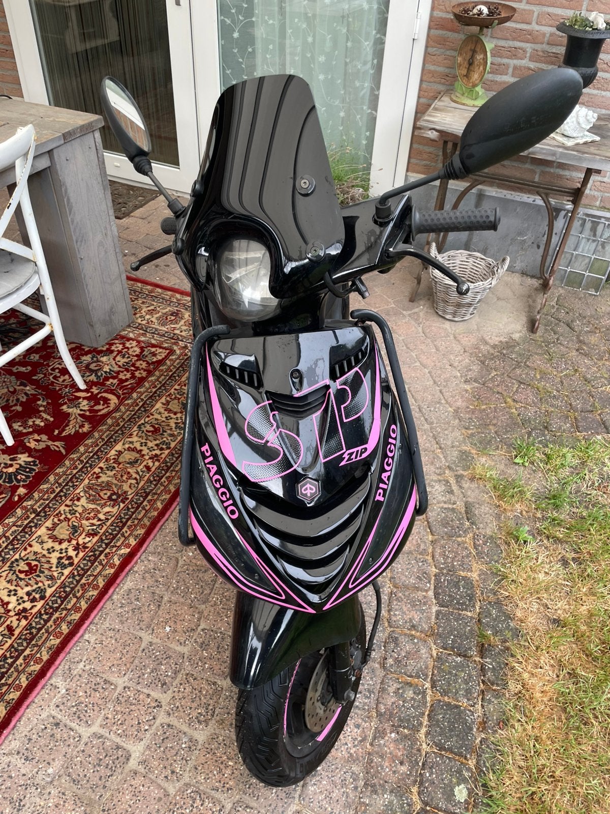 Nette piaggio Zip 4 takt geel kenteken, Ophalen, Gebruikt, Maximaal 45 km/u, Zip