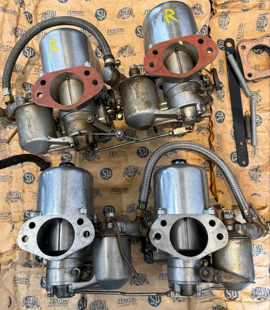Jaguar E-type V12 SU carburateurs, Auto-onderdelen, Brandstofsystemen, Ophalen, Gereviseerd, Jaguar