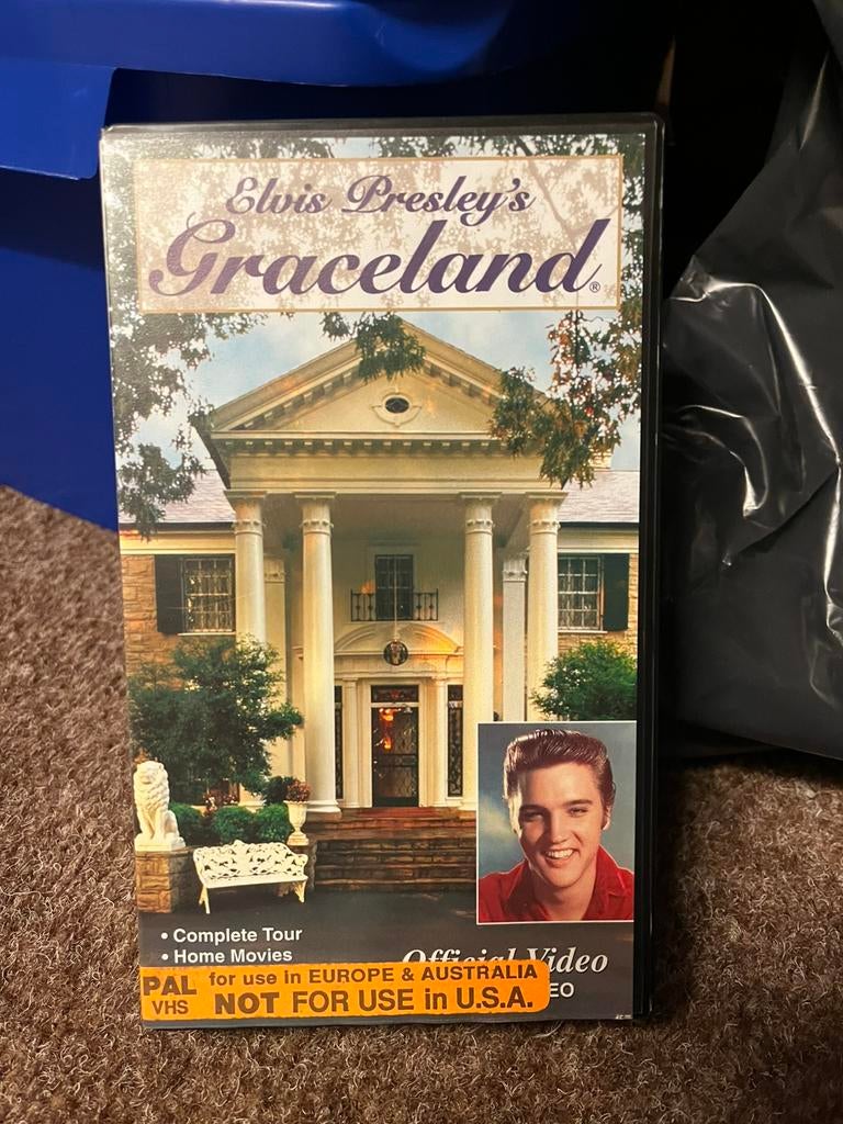 Videoband VHS elvis presley Graceland video tour, Verzamelen, Ophalen of Verzenden, Zo goed als nieuw