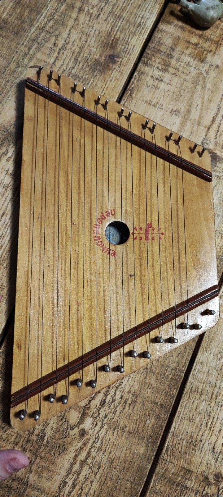 Vintage Russische Gusli - Snaarinstrument, Muziek en Instrumenten, Ophalen of Verzenden