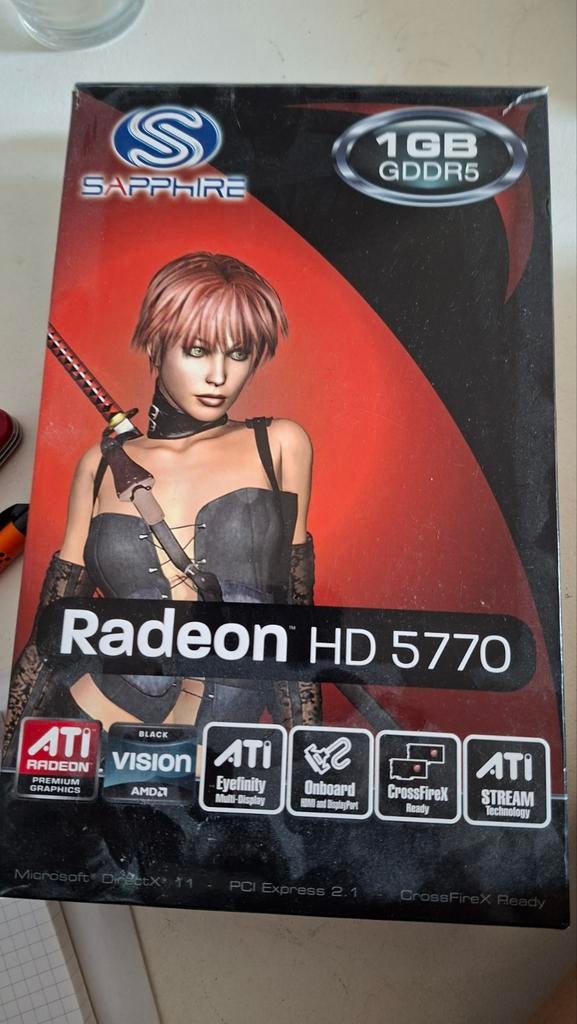 Sapphire Radeon HD 5770 1GB GDDR5 Grafische Kaart, Computers en Software, Videokaarten, Gebruikt, AMD, HDMI, Ophalen of Verzenden