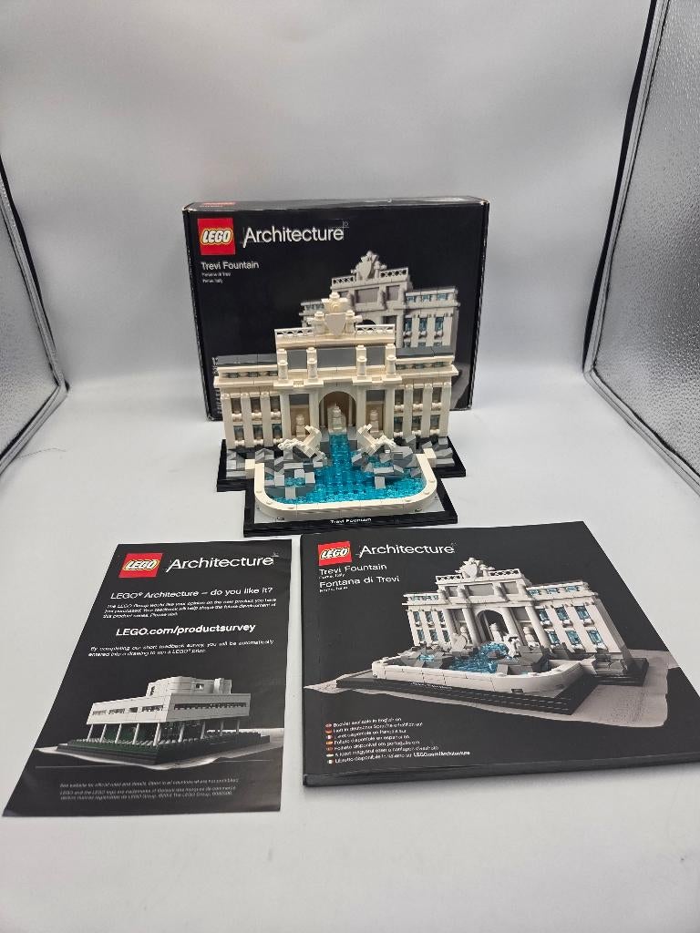 Lego Architecture 21020 Trevi Fountain, Ophalen of Verzenden, Zo goed als nieuw, Complete set, Lego