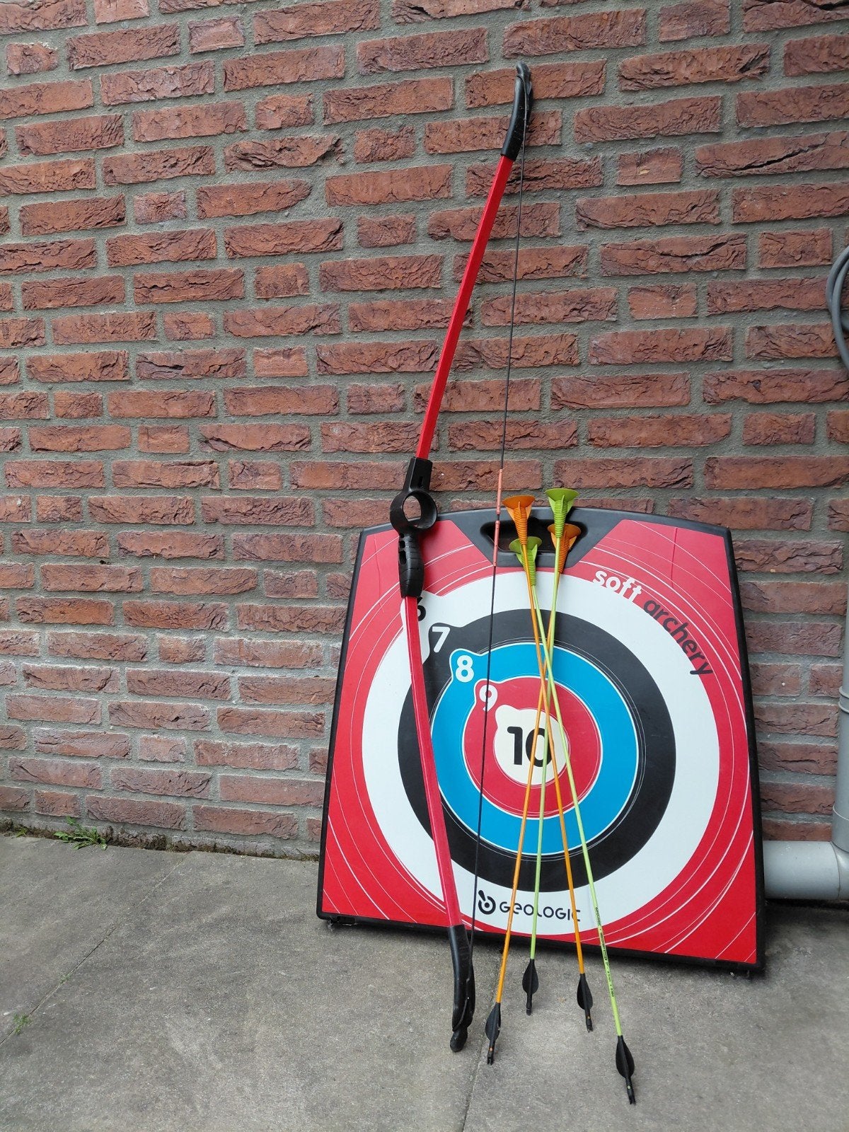 Boogschietset voor beginners: boog, pijlen en doelwit, Ophalen of Verzenden, Gebruikt, Recurveboog
