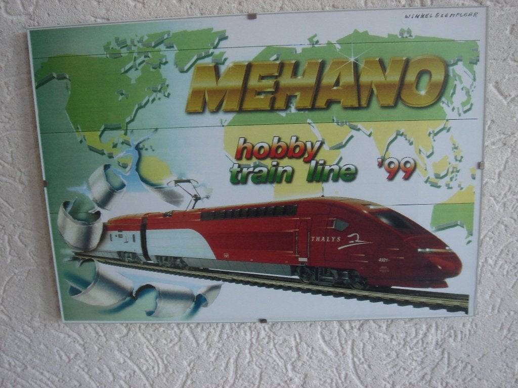 Thalys poster in Wissellijst 30 x 21 cm, Gebruikt, Met lijst, A4 of kleiner, Rechthoekig Liggend