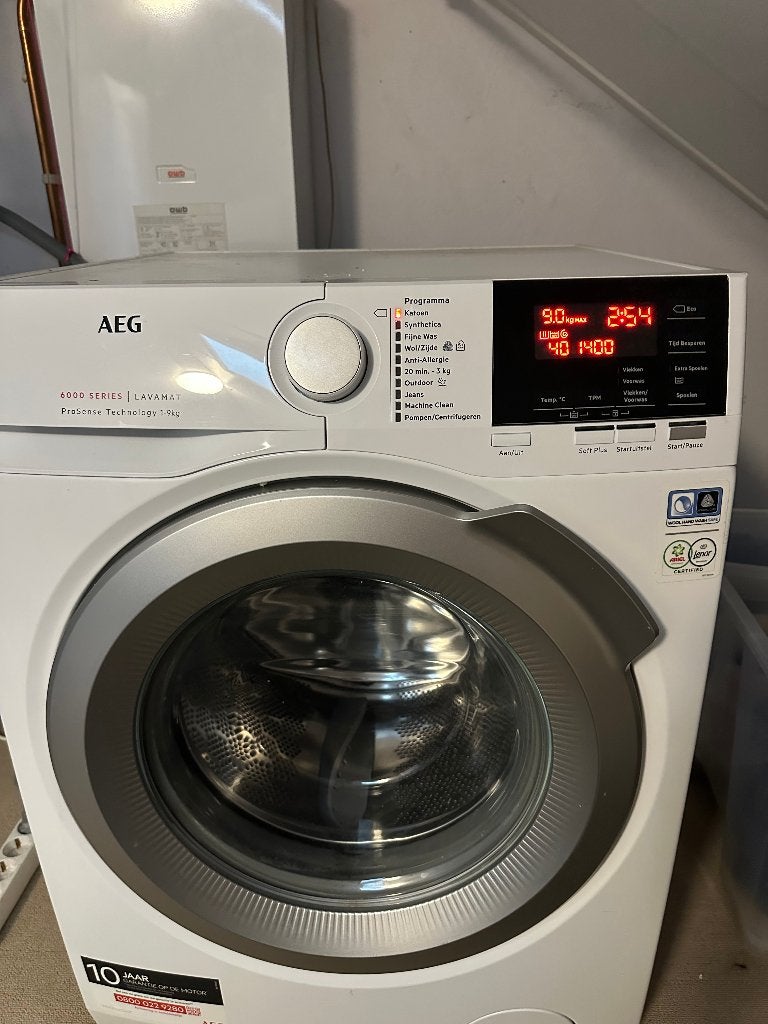 AEG 6000 Series Lavamat wasmachine (9 kg / 1400 toeren), Ophalen, 1200 tot 1600 toeren, 8 tot 10 kg, Energieklasse A of zuiniger