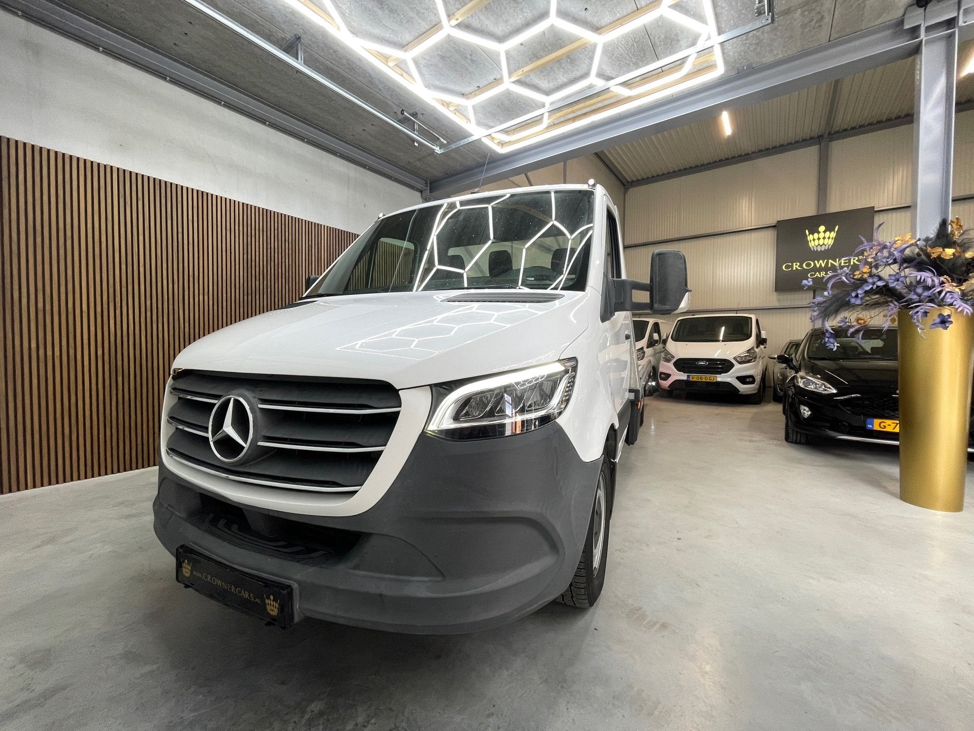 Mercedes-Benz SPRINTER AUTOTRANSPORTER 319 V6 3.0 CDI OPRIJW, Automaat, Dealer onderhouden, Gebruikt, 190 pk