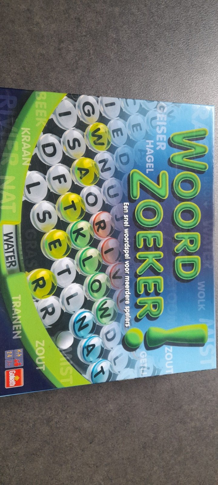 Woordzoeker bordspel - Zo goed als nieuw, Drie of vier spelers, Ophalen, Zo goed als nieuw, Goliath