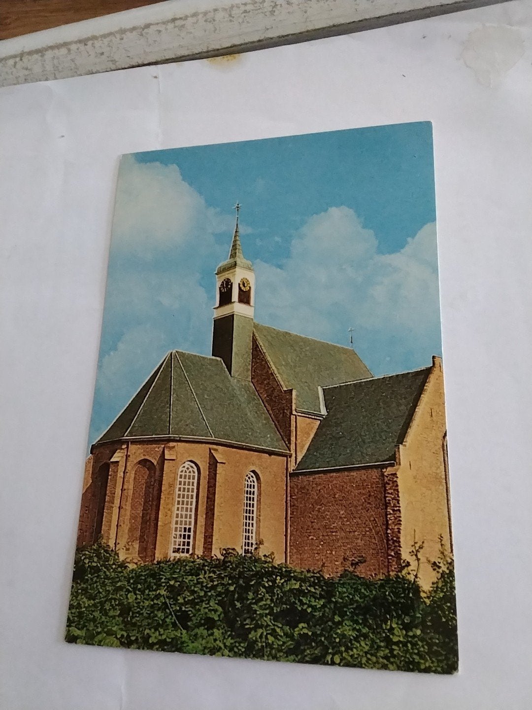 Oude Ansichtkaart Heukelum, Ned. Herv. Kerk, Verzamelen, Ophalen of Verzenden, 1940 tot 1960, Gelopen, Gelderland